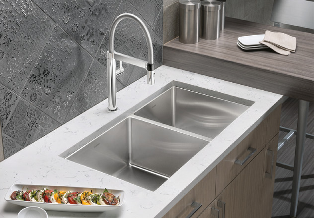 With effortless style, our new BLANCO QUATRUSâ„¢ R15 sinks offer ...